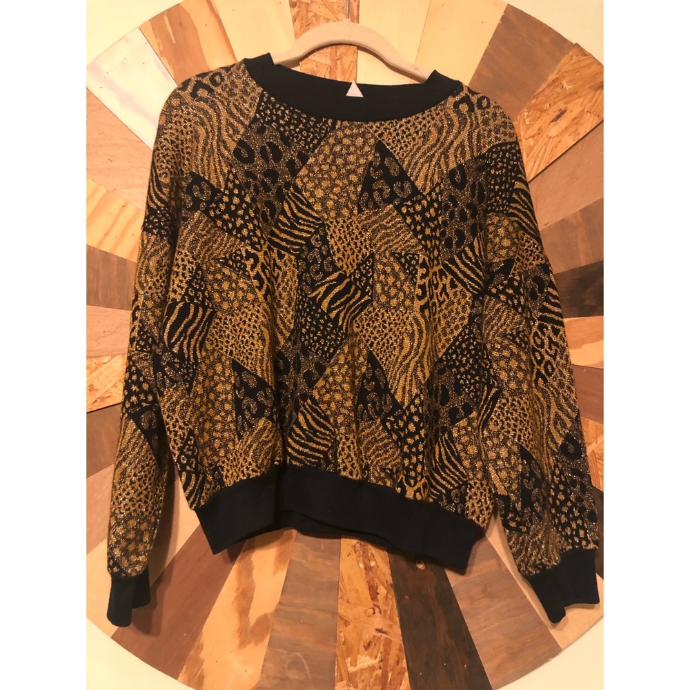 Vintage 80’s Mixed Animal Print Sweatshirt